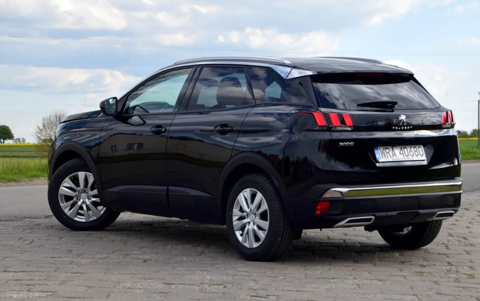 Peugeot 3008 cena 71400 przebieg: 156000, rok produkcji 2019 z Zwierzyniec małe 704